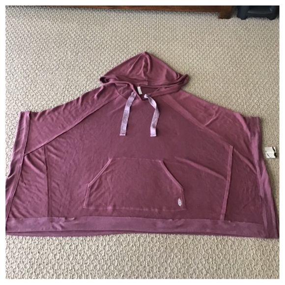 Free People Movement Squared Up Hooded Poncho. NWT - Picture 7 of 8